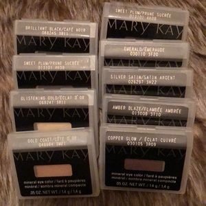 Mary Kay single mineral eye colors